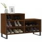 Preview: Schuhregal Braun Eichen-Optik 102x36x60 cm Holzwerkstoff