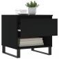 Preview: Couchtische 2 Stk. Schwarz 50x46x50 cm Holzwerkstoff