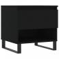 Preview: Couchtische 2 Stk. Schwarz 50x46x50 cm Holzwerkstoff