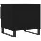 Preview: Couchtische 2 Stk. Schwarz 50x46x50 cm Holzwerkstoff