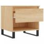 Preview: Couchtische 2 Stk. Sonoma-Eiche 50x46x50 cm Holzwerkstoff