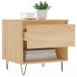 Preview: Couchtische 2 Stk. Sonoma-Eiche 50x46x50 cm Holzwerkstoff