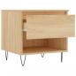 Preview: Couchtische 2 Stk. Sonoma-Eiche 50x46x50 cm Holzwerkstoff