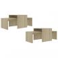 Preview: Couchtisch-Set Sonoma-Eiche 100x48x40 cm Holzwerkstoff