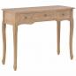 Preview: ARDEBO.de - 280047 Dressing Console Table with 3 Drawers Brown