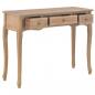 Preview: 280047 Dressing Console Table with 3 Drawers Brown