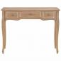 Preview: 280047 Dressing Console Table with 3 Drawers Brown