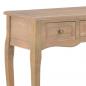 Preview: 280047 Dressing Console Table with 3 Drawers Brown