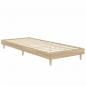 Preview: Bettgestell Sonoma-Eiche 75x190 cm Holzwerkstoff