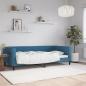 Preview: ARDEBO.de - Tagesbett Blau 100x200 cm Samt