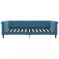 Preview: Tagesbett Blau 100x200 cm Samt