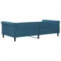 Preview: Tagesbett Blau 100x200 cm Samt