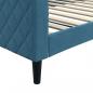 Preview: Tagesbett Blau 100x200 cm Samt