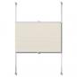 Preview: Plissee Rollo Jalousie Plisseerollo 50x150cm Creme