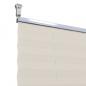 Preview: Plissee Rollo Jalousie Plisseerollo 50x150cm Creme