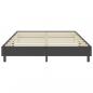 Preview: Boxspringbett Dunkelgrau Stoff 160x200 cm