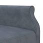 Preview: Schlafsofa in L-Form Dunkelgrau 271x140x70 cm Samt