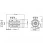 Preview: 3-Phasen-Elektromotor Aluminium 1,5 kW 2 PS 2-Polig 2840 U/min