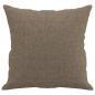 Preview: Zierkissen 2 Stk. Taupe 40x40 cm Stoff