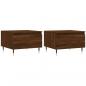 Preview: Couchtische 2 Stk. Braun Eichen-Optik 50x46x35 cm Holzwerkstoff