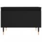 Preview: Couchtische 2 Stk. Schwarz 50x46x35 cm Holzwerkstoff