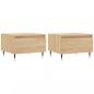 Preview: Couchtische 2 Stk. Sonoma-Eiche 50x46x35 cm Holzwerkstoff