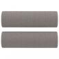 Preview: 2-Sitzer-Sofa mit Zierkissen Taupe 120 cm Stoff