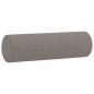 Preview: 2-Sitzer-Sofa mit Zierkissen Taupe 120 cm Stoff