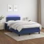 Preview: ARDEBO.de - Boxspringbett mit Matratze & LED Blau 120x200 cm Stoff