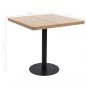 Preview: Bistrotisch Hellbraun 80x80 cm MDF