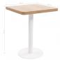 Preview: Bistrotisch Hellbraun 60x60 cm MDF