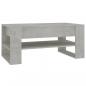 Preview: Couchtisch Betongrau 102x55x45 cm Holzwerkstoff