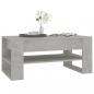 Preview: Couchtisch Betongrau 102x55x45 cm Holzwerkstoff