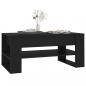 Preview: Couchtisch Schwarz 102x55x45 cm Holzwerkstoff