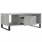 Preview: Couchtisch Betongrau 90x50x36,5 cm Holzwerkstoff