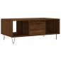 Preview: Couchtisch Braun Eichen-Optik 90x50x36,5 cm Holzwerkstoff