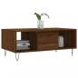 Preview: Couchtisch Braun Eichen-Optik 90x50x36,5 cm Holzwerkstoff