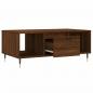 Preview: Couchtisch Braun Eichen-Optik 90x50x36,5 cm Holzwerkstoff