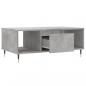 Preview: Couchtisch Betongrau 90x50x36,5 cm Holzwerkstoff