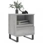 Preview: Nachttische 2 Stk. Grau Sonoma 40x35x50 cm Holzwerkstoff