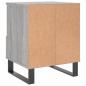 Preview: Nachttische 2 Stk. Grau Sonoma 40x35x50 cm Holzwerkstoff