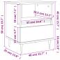 Preview: Nachttische 2 Stk. Sonoma-Eiche 40x35x50 cm Holzwerkstoff