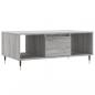 Preview: Couchtisch Grau Sonoma 90x50x36,5 cm Holzwerkstoff