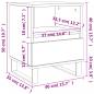 Preview: Nachttisch Sonoma-Eiche 40x35x50 cm Holzwerkstoff