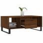 Preview: Couchtisch Braun Eichen-Optik 90x50x36,5 cm Holzwerkstoff