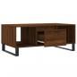 Preview: Couchtisch Braun Eichen-Optik 90x50x36,5 cm Holzwerkstoff