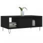 Preview: Couchtisch Schwarz 90x50x36,5 cm Holzwerkstoff