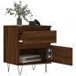 Preview: Nachttische 2 Stk. Braun Eichen-Optik 40x35x50 cm Holzwerkstoff