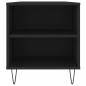 Preview: Couchtisch Schwarz 102x44,5x50 cm Holzwerkstoff