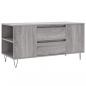 Preview: Couchtisch Grau Sonoma 102x44,5x50 cm Holzwerkstoff